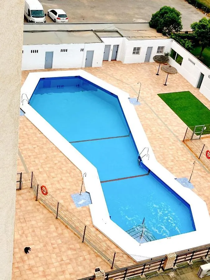 Apartment Apartamento Roquetas De Mar: Seafront Terrace with Pool & Parking
